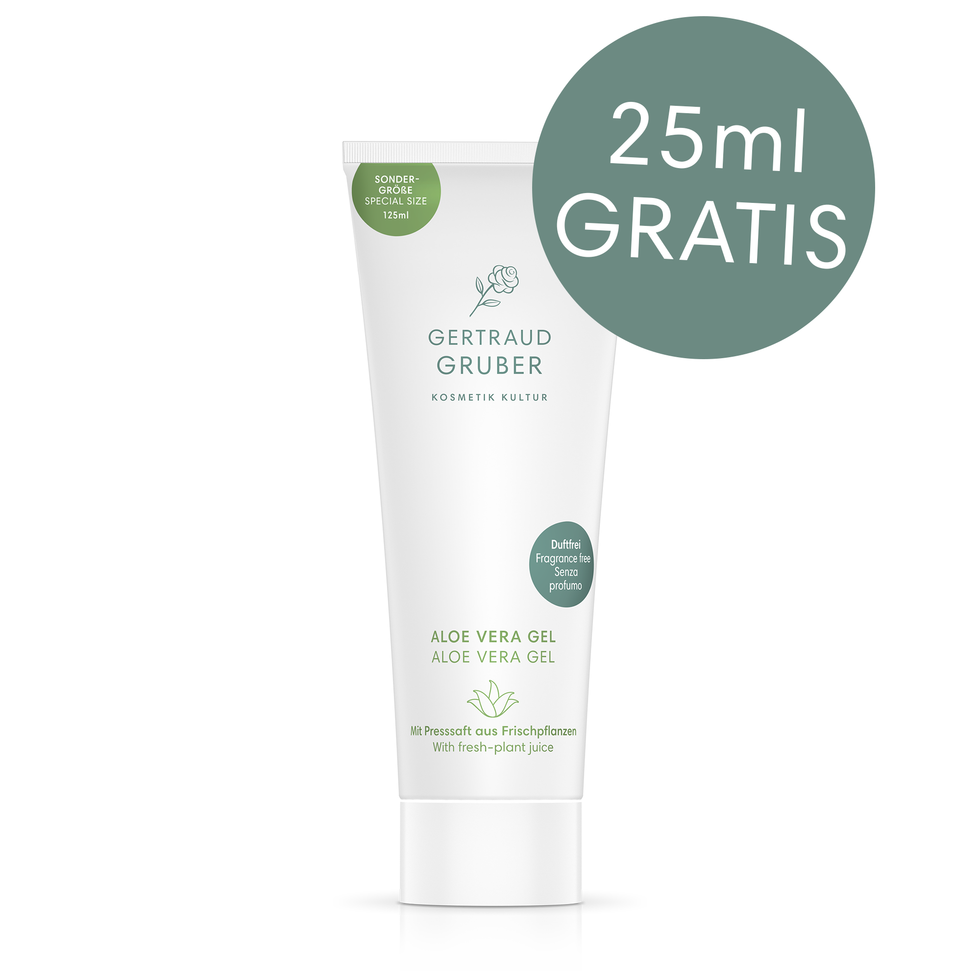 ALOE VERA GEL DUFTFREI Sondergröße 125 ml